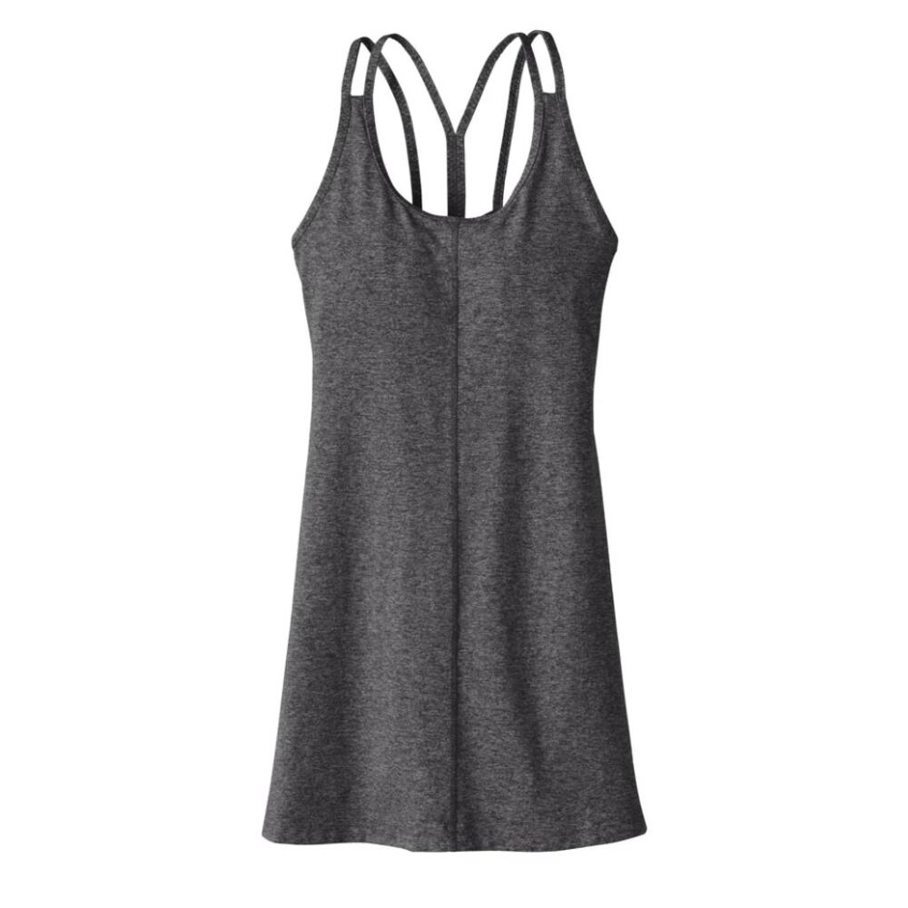 Patagonia Lattice Back Dress Womens Medium Shelf Bra Quick Dry Athletic VGC